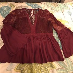 American Eagle Outfitters bell sleeve top
